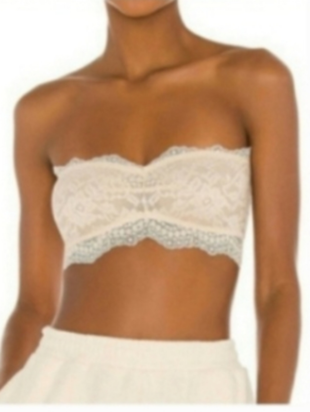 Free People Lacey Looks Bandeau Bra - Nude